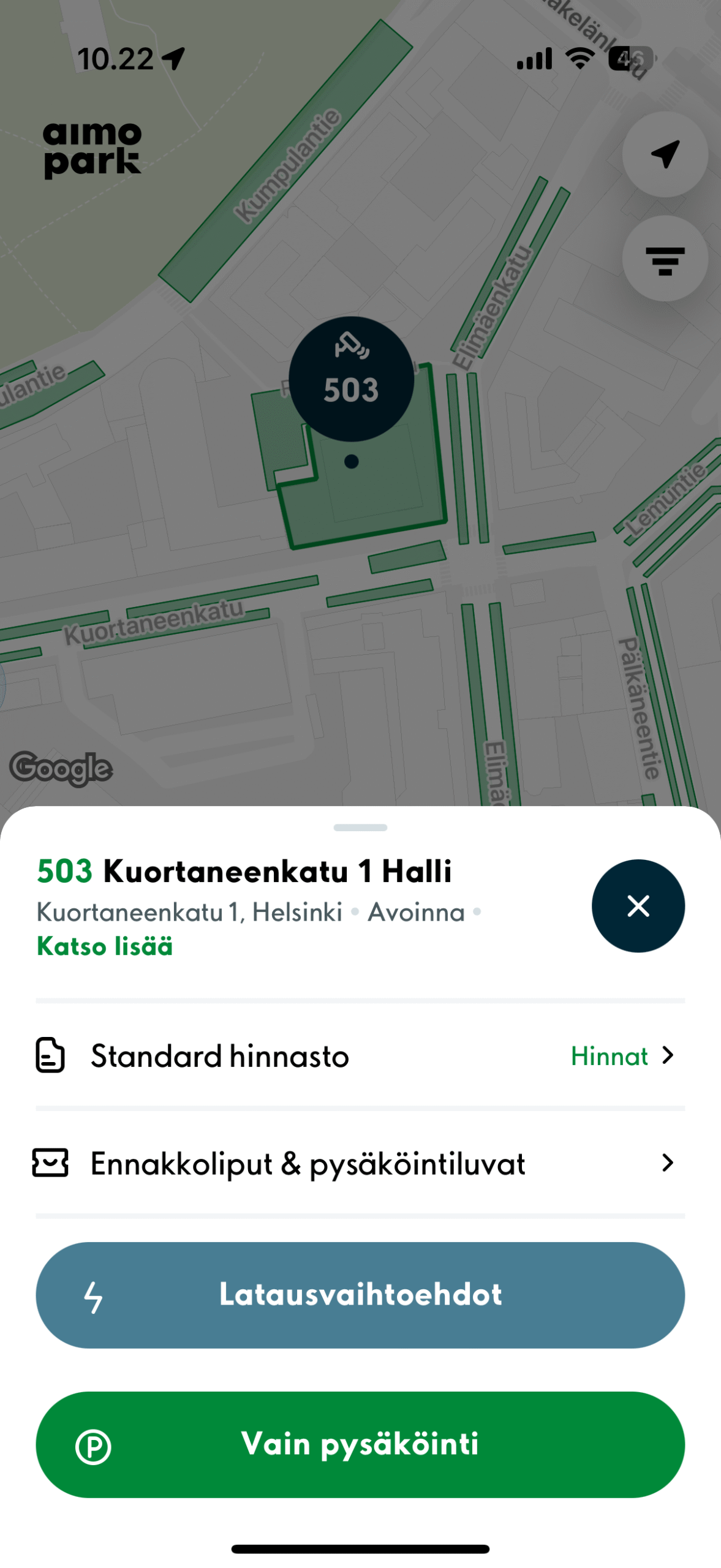Ajoneuvon lataaminen 1